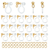 Unicraftale 30Pcs 304 Stainless Steel Clip-on Earring Findings STAS-UN0051-65-1