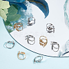24Pcs 2 Colors Brass Leverback Earring Findings KK-BBC0004-28-4