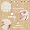 7.7~8M Stain Flower Lace Ribbon OCOR-FG0002-35A-4