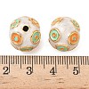 304 Stainless Steel Enamel Beads STAS-L026-03G-01-2
