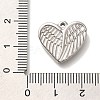 Anti-Tarnish 304 Stainless Steel Pendants STAS-P371-096F-P-3