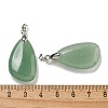 Natural Green Aventurine Pendants G-G147-02P-07-3