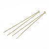 Brass Chain Stud Earring Findings X-KK-T032-170G-1
