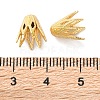 Brass Flower Bead Caps KK-K390-01G-02-3