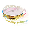 20 Yards Malan Flower and Butterfly Polyester Lace Trim OCOR-TAC0016-18H-1