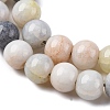 Ombre Effect Dyed Glass Beads Strands GLAA-T031-01O-03-4