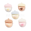 Opaque Resin Decoden Cabochons RESI-H165-14-1