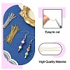 180Pcs 2 Colors Brass Ball Head Pins KK-YW0002-33-5