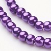 Glass Pearl Beads Strands X-HY-4D-B75-2