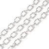 Tarnish Resistant 304 Stainless Steel Twist Oval Link Chains CHS-E022-01P-1