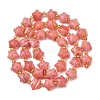 Synthetic Rhodochrosite Beads Strands G-Z080-A13-10mm-3
