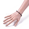 Chips Natural Garnet Stretch Bracelets BJEW-JB04700-04-4