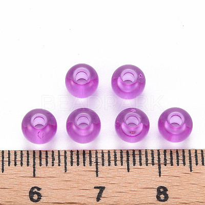 Transparent Acrylic Beads X-MACR-S370-A6mm-740-1