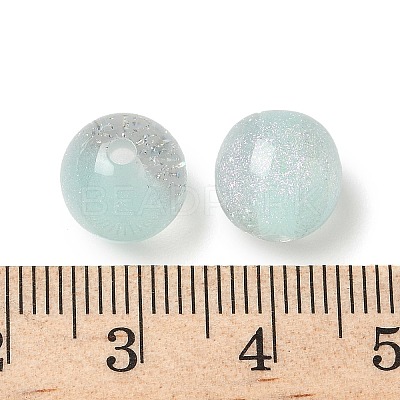 Two Tone Resin Beads RESI-Q025-02B-F-1