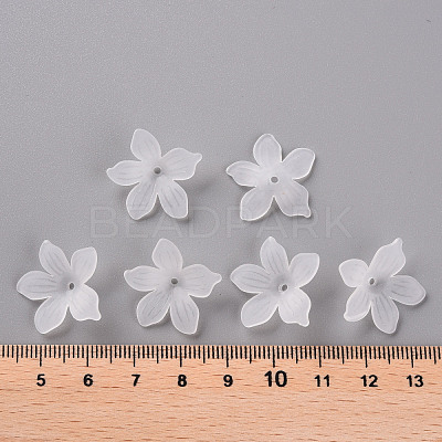 Frosted Acrylic Bead Caps MACR-S371-05A-701-1