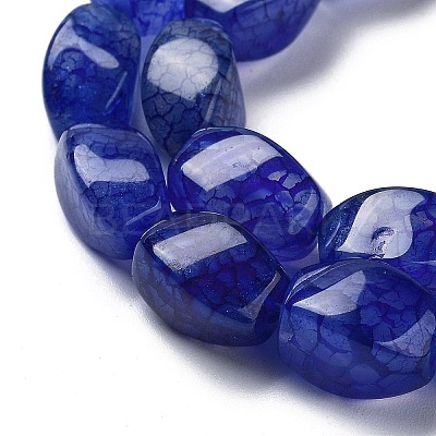 Natural Dragon Veins Agate Beads Strands G-G172-01Q-1
