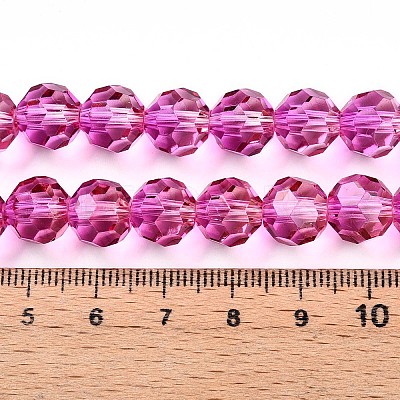 Baking Paint Transparent Glass Beads X1-DGLA-A035-T10mm-A03-1