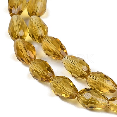 Transparent Glass Beads Strands EGLA-N013-T10mm-D08-1