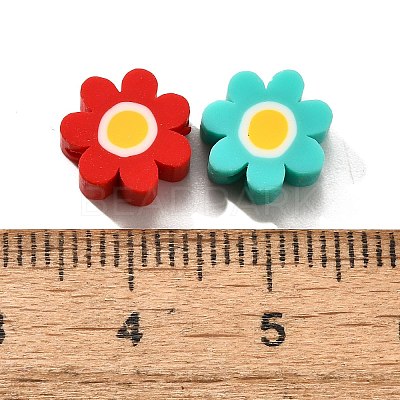 Handmade Polymer Clay Beads X-CLAY-R006-06-1