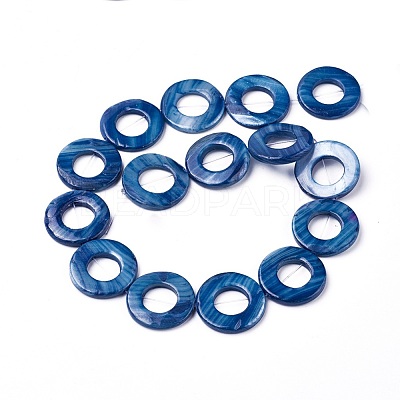Natural FreshWater Shell Bead Frames X-SHEL-ZX008-01-1
