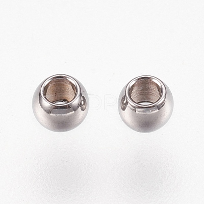 Tarnish Resistant 316 Stainless Steel Spacer Beads STAS-G176-46P-E-1