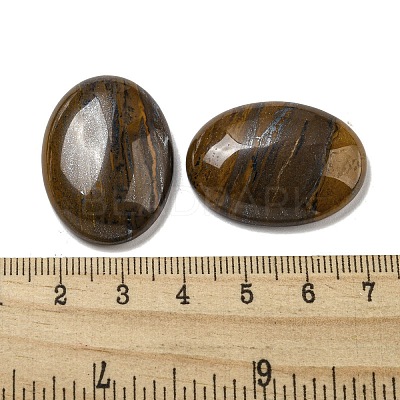Natural Tiger Iron Cabochons G-C115-01B-28-1