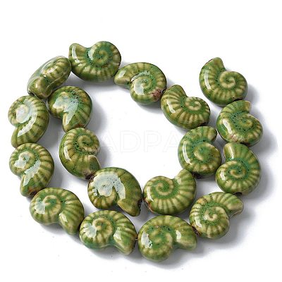 Ocean Series Handmade Porcelain Beads PORC-R002-03F-1
