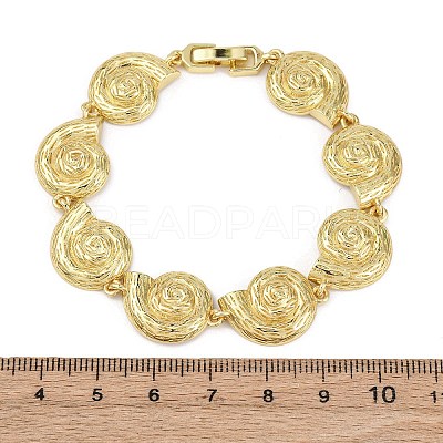 Brass Link Bracelets for Women BJEW-H209-01C-G-1