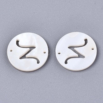 Natural Freshwater Shell Links Connectors SHEL-S276-120Z-1