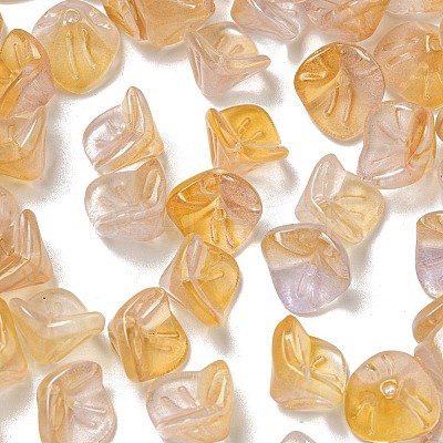 Electroplated Glass Beads GLAA-G119-01C-1