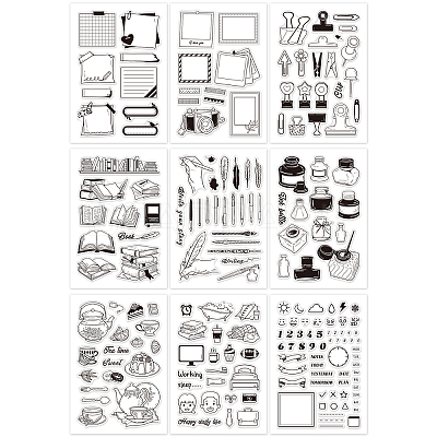 Acrylic Stamps DIY-GL0001-27-1