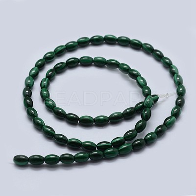 Natural Malachite Beads Strands G-F571-21-B-1