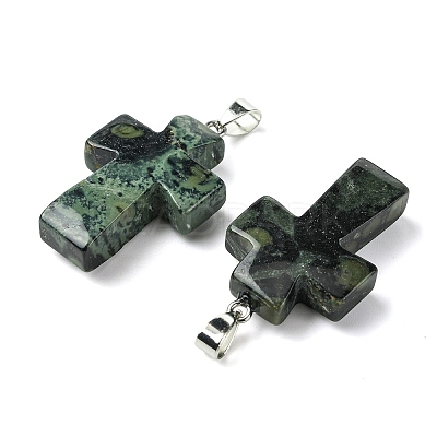 Natural Kambaba Jasper Pendants GG-K002-11I-1