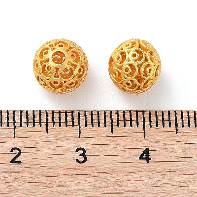 Alloy Hollow Beads PALLOY-A008-01S-MG1-1