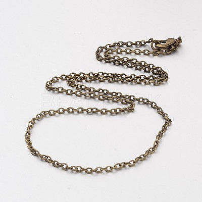 Iron Cable Chain Necklace Making NJEW-JN01385-03-1