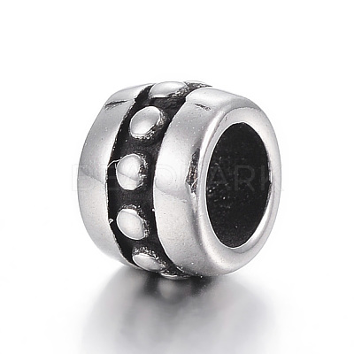304 Stainless Steel Beads STAS-E425-036AS-1