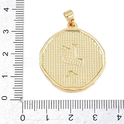 Brass Pendants KK-I453-02G-01-1