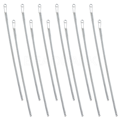 12Pcs Spring Steel Elastic Band Threader Drawstring Guide FIND-FH0011-18-1