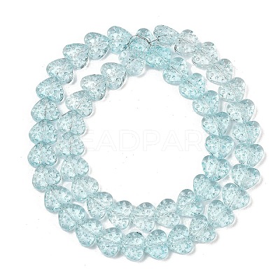 Transparent Glass Beads Strands GLAA-H038-01G-1