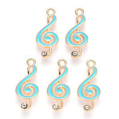 Alloy Enamel Pendants X-ENAM-S121-021-1