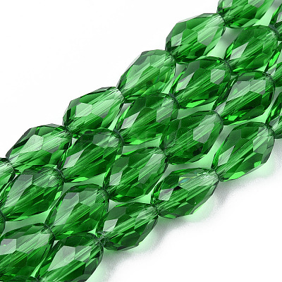 Glass Beads Strands X-GLAA-R024-11x8mm-6-1