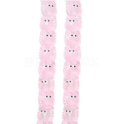 Transparent Glass Beads Strands LAMP-L078-010F-1