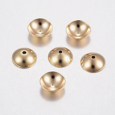 304 Stainless Steel Bead Caps X-STAS-H436-35-1
