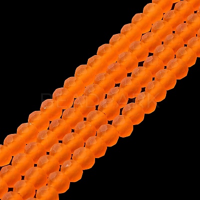 Transparent Glass Beads Strands X-EGLA-A034-T10mm-MD25-1
