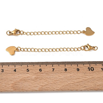 201 Stainless Steel Curb Chain Extender SA-CBA0FDA-01G-24-1
