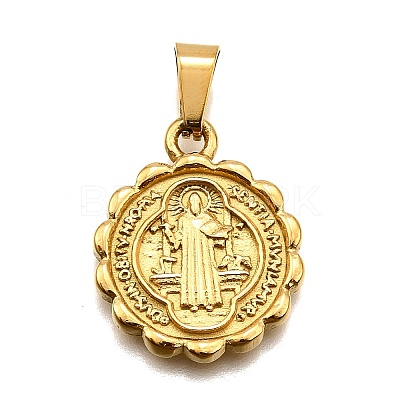 304 Stainless Steel Pendants STAS-B086-10A-G-1