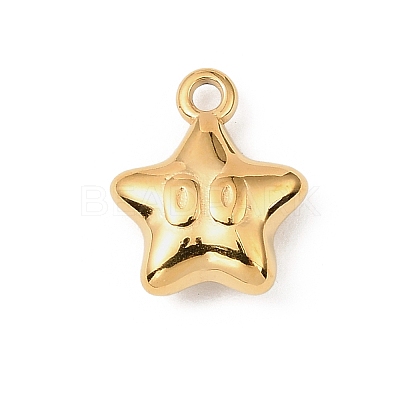 304 Stainless Steel Charms STAS-F327-03E-G-1