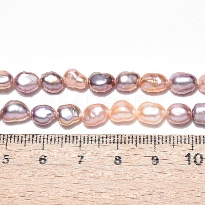Natural Cultured Freshwater Pearl Beads Strands PEAR-N014-05F-02-1