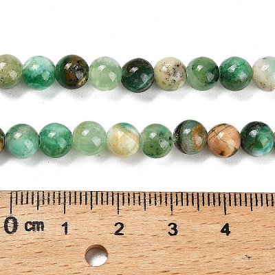 Natural Green Line Jasper Beads Strands X-G-B128-A03-02-1