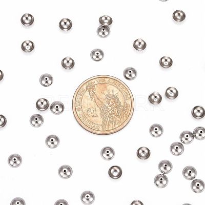 Tarnish Resistant 304 Stainless Steel Bead Caps STAS-D040-1